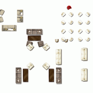 가구 칼라링 모음 pc-fc-pa sofa set