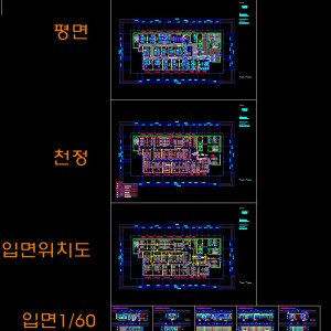 어학원 캐드 도면