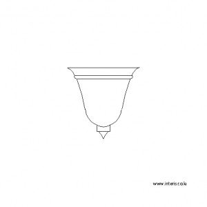 벽등/벽부등 입면 l-wl-e074