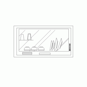 주방가전-식기세척기 입면k-sd-ea002