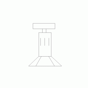 캐드소스-스포트라이트입면 l-sp-ea008